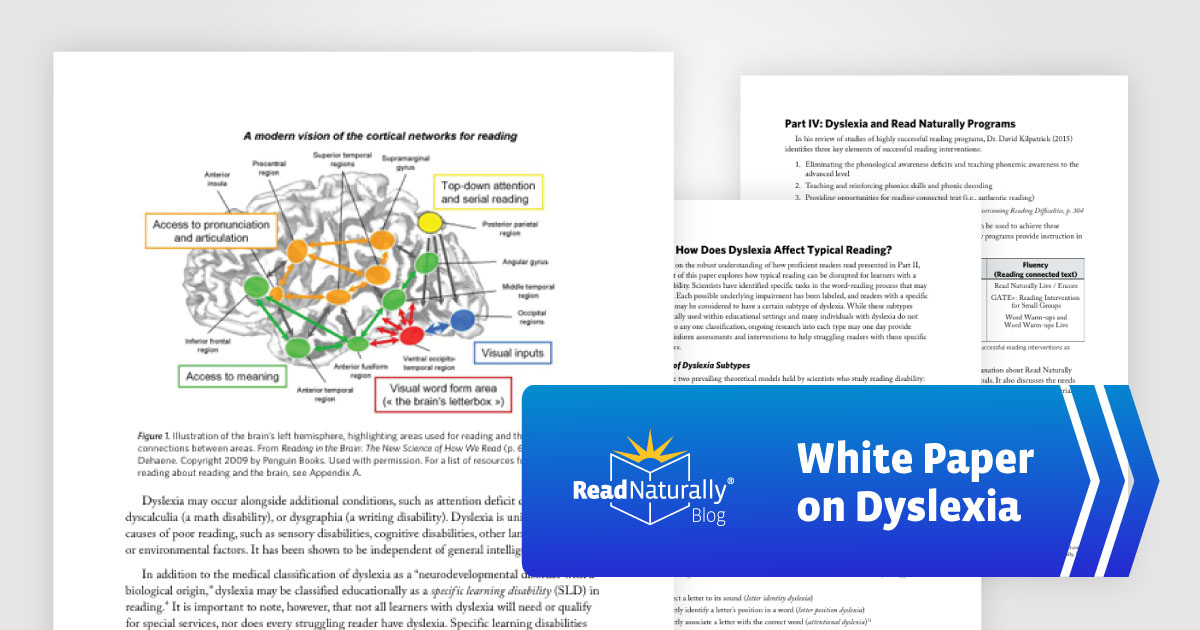 Read Naturally and Dyslexia